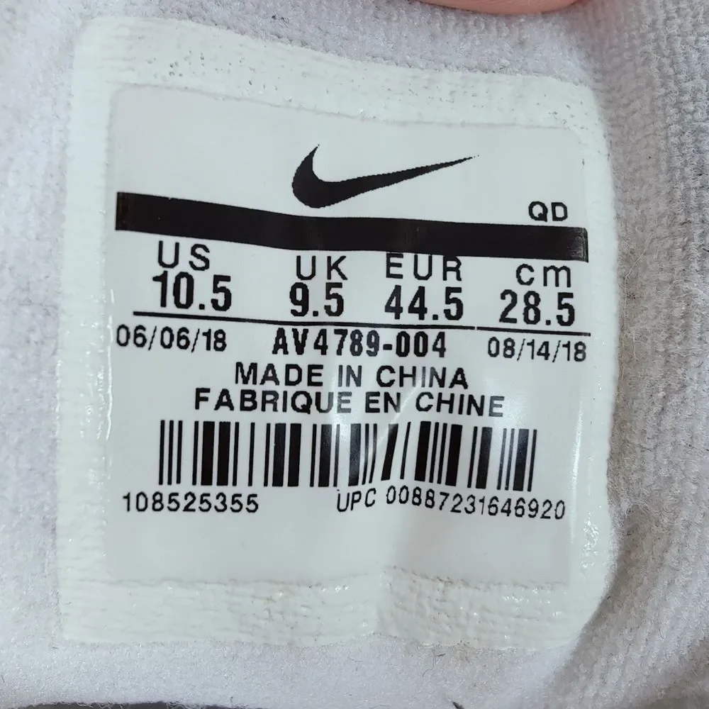 Nike Men's M2K Tekno 'Pure Platinum' Running Shoes Sneakers, Sz 10.5